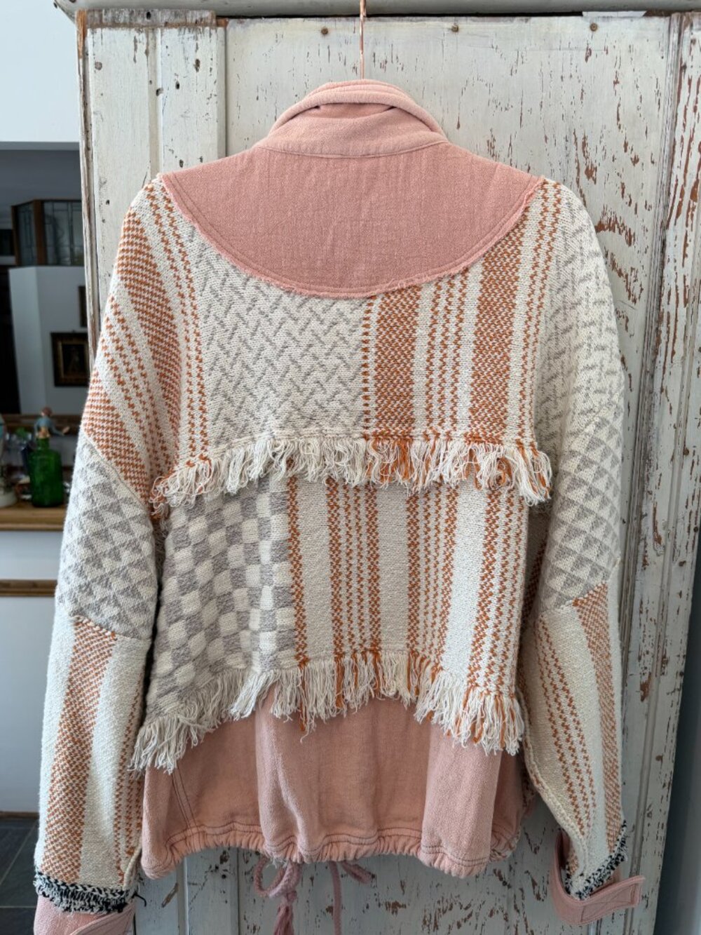 FREE PEOPLE EVERYTHING NICE SUGAR ROSE JACKET - Picture 9 of 13